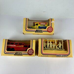 Lledo Diecast Vehicle Lot - Birds Custard Truck Buffalo Bus & Vintage Figures